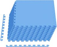 vidaXL Zwemgrondmat - 40 stuks - Blauw - 14,4 m² - EVA Schuim