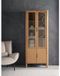 DTP Home Showcase Forte Vitrinekast Teakhout Naturel 210x80x40 cm