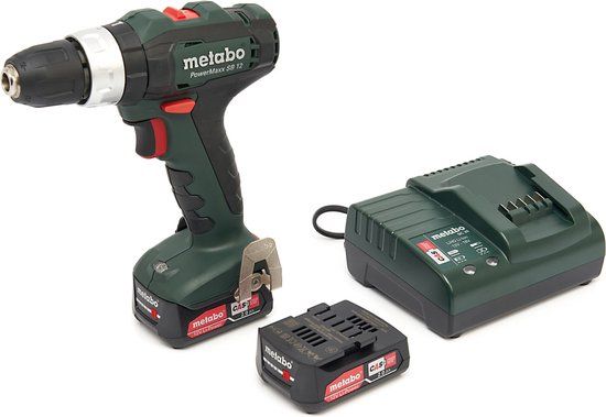 Metabo PowerMaxx SB 12 Accu-Klopboormachine - 12V - 2x 2.0Ah Accu - Incl. Koffer