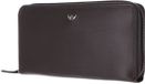 Golden Head Leren portemonnee Polo RFID Protect RV-Damenbörse 2804 Dunkelbraun donkerbruin