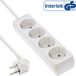 InLine Stekkerdoos met 4 contacten / wit - 3 meter