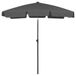 VidaXL Parasol de plage 180x120 cm anthracite