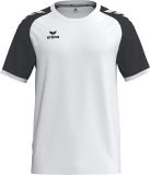 Erima Wings Shirt Korte Mouw Heren - Wit / Zwart | Maat: S