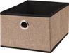 Storage Solutions Opbergmand/kastmand - 15 liter - bruin - 32 x 25 x 18 cm
