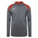 Nike Maillot d'entraînement Dri-FIT Strike Drill - Gris/Rouge/Blanc, pointure X-Large