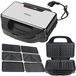 Klarstein Grill de contact 3-en-1 et appareil à sandwich avec plaques interchangeables, 1500W, modèle KD4133