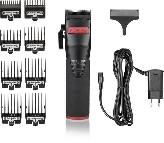 BaBylissPRO 4Artists Boost+ FX8700RBPE - Tondeuse - Zwart/Rood