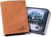 Peterson PTN 339 Serie Portefeuille Nubuck Cuir Marron Protection RFID