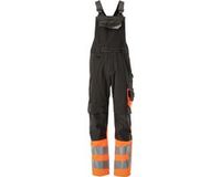 Mascot Safe Supreme Amerikaanse overall met kniezakken 15669-860 - donkerantraciet/hi-vis oranje - C58
