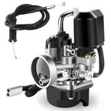 Wilktop Carburateur, Vervangende Carburateur met 17.5 mm Doorlaat voor de Meeste 50cc-Scooters van Piaggio/Gilera/Aprilia
