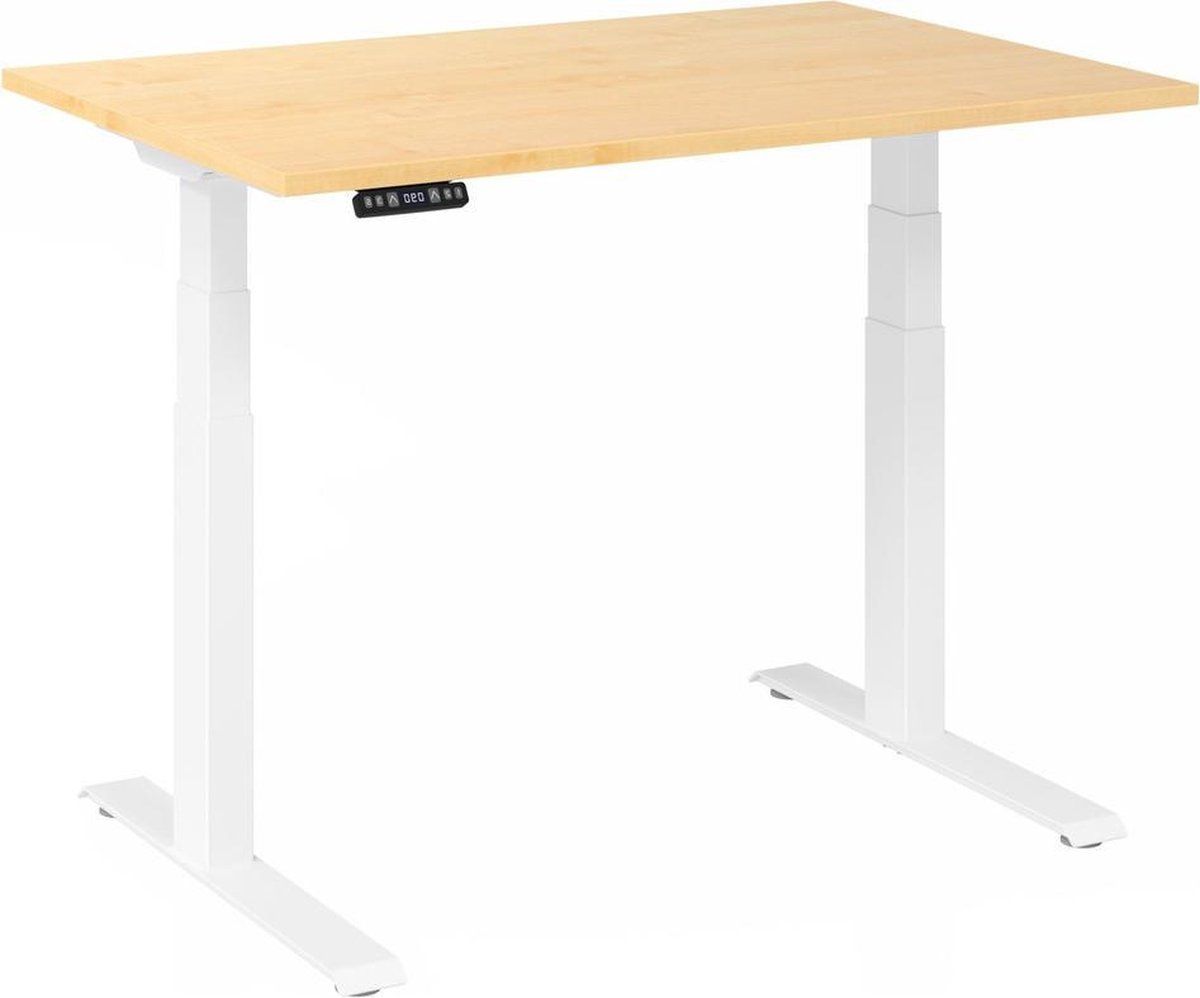 hjh OFFICE PRO XDKB 12 W - Elektrisch in hoogte verstelbaar - Esdoorn 120x80