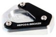 Hepco Becker Kawasaki Z 900 17 42112529 00 91 Extension de béquille latérale Argent