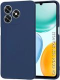 Techsuit Hoesje geschikt voor HONOR X5c Plus - Soft Flex Silicone Back Cover - Bleu Marine