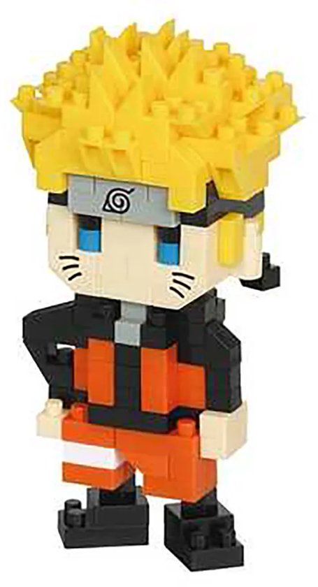 Nanoblock Bandai Nanoblock Naruto Uzumaki - Mini Brick Figuur - Bouwset Montage Model - NBCC134