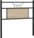 vidaXL - Vervangend hoofdbord - Sonoma eiken - 80 cm