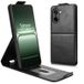 OnePlus Étui à rabat vertical OnePlus Ace 5 Racing/Nord CE5 avec support - Noir