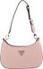GUESS Meridian Mini Top Zip Schoudertas licht perzik roze