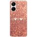 Xiaomi Redmi 13C 4G Paillettes coeur bedrukt siliconen hoesje