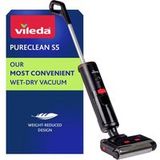 Vileda PureClean S5, aspirateur eau et poussière sans fil intelligent, léger pour une utilisation facile, avec double réservoir pour une séparation à 100 % de l'eau sale et de l'eau propre, fonction autonettoyante, longue durée de vie