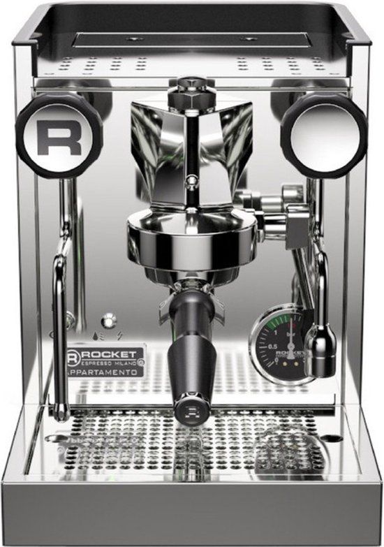 Rocket Appartamento TCA Espresso Machine - Zwart/RVS