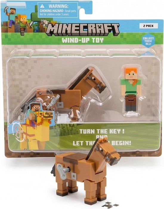 OttoSimon Minecraft 3D speelgoed speelset - wind-up actie