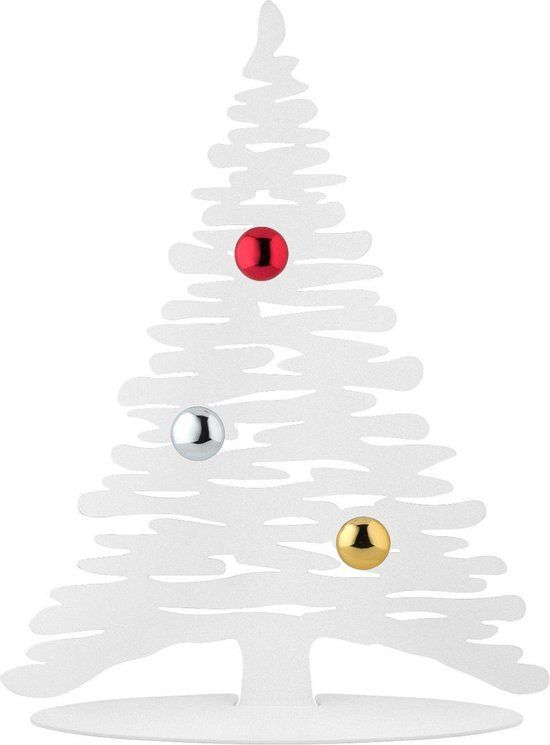 Alessi Kerstboom Bark for Christmas RVS Wit