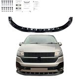 Oneway Volkswagen Transporter T6.1 2020-2022 Voorspoilerlip - Versie 4 - Glanzend zwart