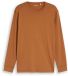 Tom Tailor - Basic katoenen shirt met lange mouwen - Maat XXXL - bright camel brown