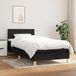Maison Exclusive - Sommier à lattes de lit et matelas Noir 80x200 cm Tissu