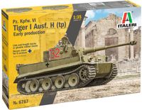 Italeri Modelbouwpakket Militaire voertuigen - 6767 Pz.Kpfw. VI Tiger I Ausf. E/H1 WWII - Vroege Productie - Duitse Tank Plastic - 1:35 - Modelbouw