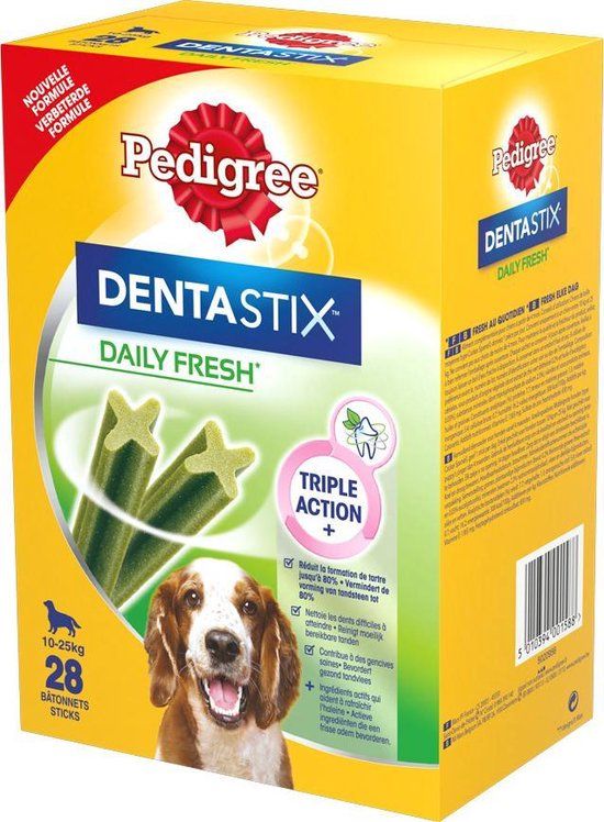 Pedigree DentaStix Fresh Medium - 4 x 28 stuks - 2880g