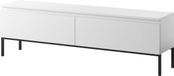 Selsey Bemmi - TV-meubel, wit met zwart metalen frame, 150 cm