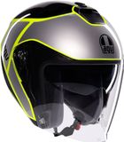 AGV Irides Davao Casque jet - Taille XL - Argent