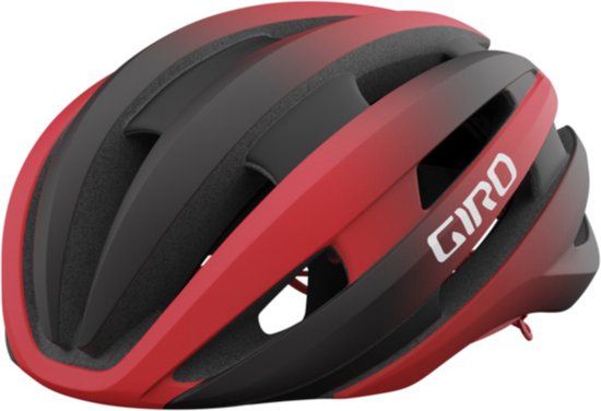 Giro Synthe MIPS II Racefietshelm - Zwart / Rood / Wit - Maat L - Unisex