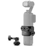 NEEWER Pocket 3 Cage & Action Camera Adapter Compatibel met DJI Osmo Pocket 3 & Action 2 Magnetische Mount, Aluminiumlegering Gimbal Rig met 1/4" Draden Koude Schoen voor Accessoires Extensie, AC009