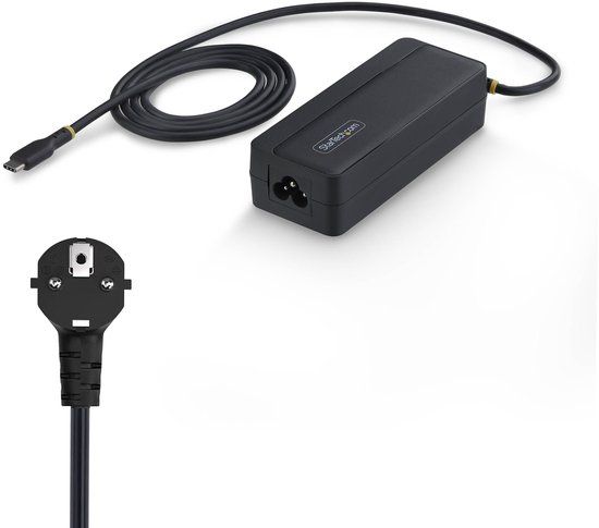 StarTech.com 140W USB-C Laptop Oplader met 1,2m Ingebouwde USB-C kabel, GaN Power Adapter