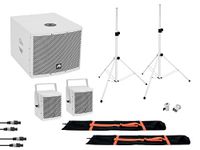 Omnitronic Molly 2.1 Actieve PA-luidsprekerset Incl. subwoofer, Bluetooth