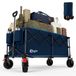 Merkloos Bolderkar strandwagen - Opvouwbaar - 300 liter - Tot 150 kg - All-terrain wielen