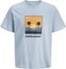 JACK&JONES JJPERRY TEE SS CREW NECK T-shirt Homme L Celestial Blue