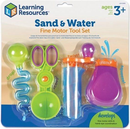 Learning Resources Montessori Zand en waterset 4 stuks