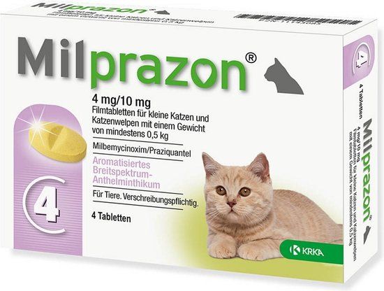 Milprazon Krka Milprazon Ontwormingstabletten Kat