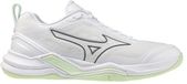 Mizuno Wave Stealth Elite Indoorschoenen voor dames - Maat 40 - white/aqua gray