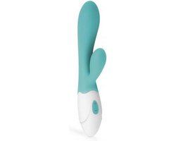 Good Vibes Only Blis Rabbit Vibrator Turquoise - 22 cm