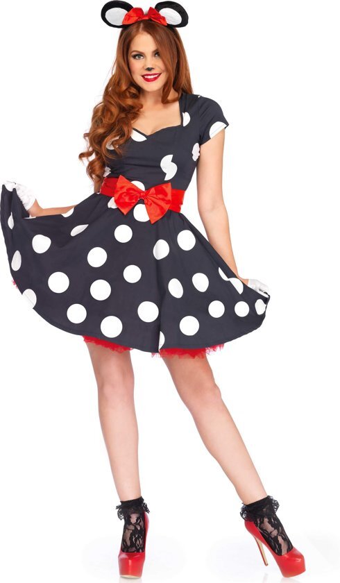 Leg Avenue Mickey & Minnie Mouse Kostuum Muis Mooier Dan Minnie Vrouw Small / Medium Carnaval kostuum Verkleedkleding