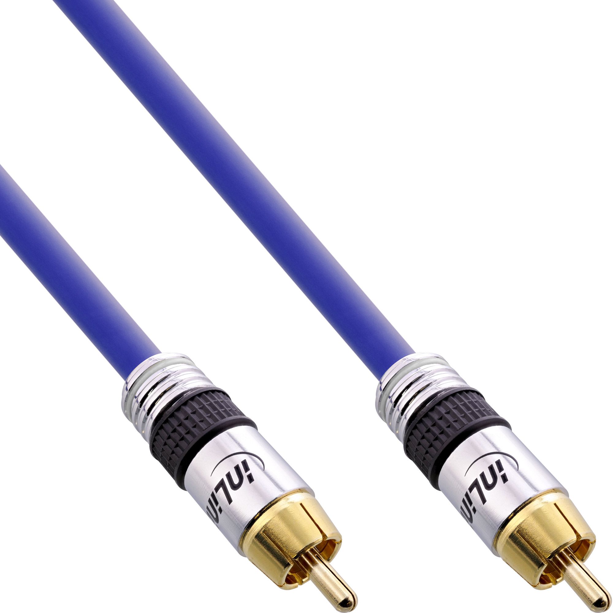 InLine 4043718081943 audio kabel 3 m RCA Blauw