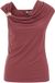 WE Fashion Dames top met gedrappeerd effect en gouden detail