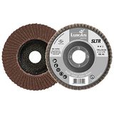 LUKAS Schuurlamellenplaat SLTR normaal korund ø 125 mm korrel 120 Inhoud: 10 stuks