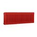 Hudson Reed Radiateur style fonte rétro horizontal – Rouge (Siamese Red) – 30 cm x 101 cm – Triple rang – Windsor
