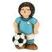 THUN - Decoratieve figuur jongens voetballer wit-lichtblauw