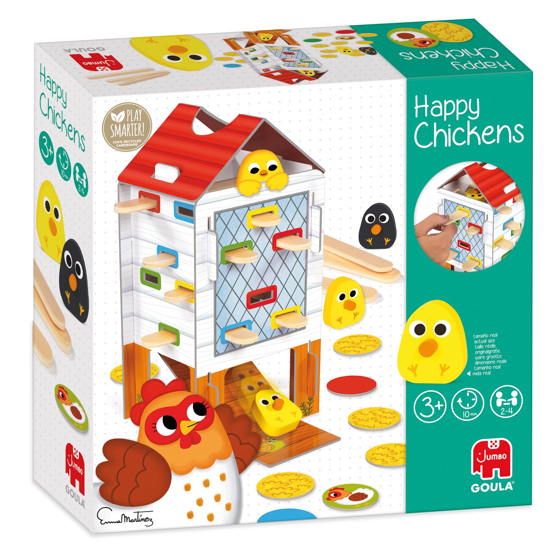 Goula Happy Chicken - Educatief Spel - 3+ Jaar